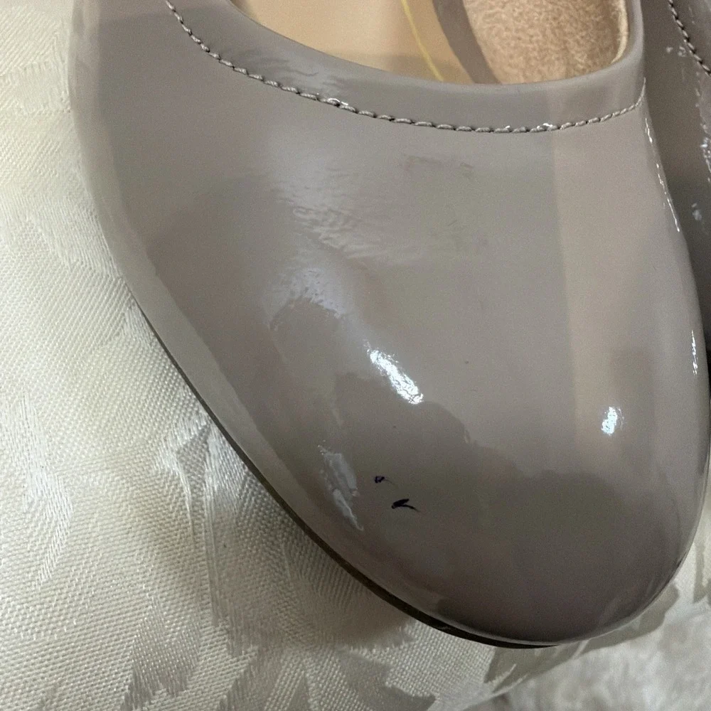 Vionic Carmel Round Toe Block Heels Tan‎ Nude Classic Pumps 10 Leather Comfort